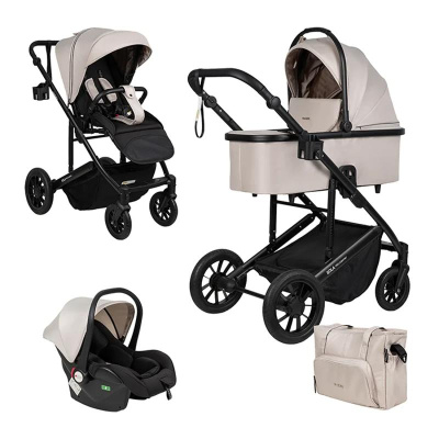 Коляска 3 в 1 Farfello Sola Trio Comfort SOLA-7 Cream 01